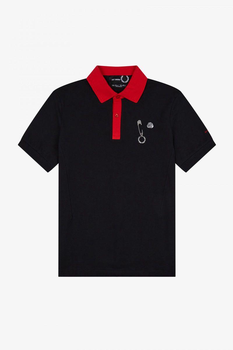 Black Fred Perry SM1944 Men's Polo Shirts | PH 1476CTVE